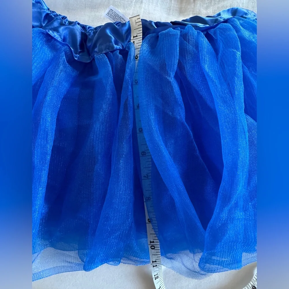 Girls TuTu Dance Costume Size Child Small - Medium, Blue